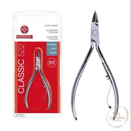 Kit com 12 Alicate Cutícula Mundial 522 Profissional Original