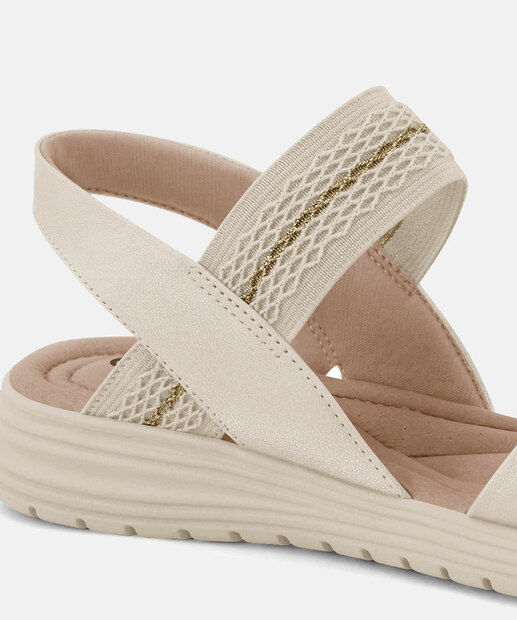 Sandália Feminina Rasteira Elástico Comfortflex 