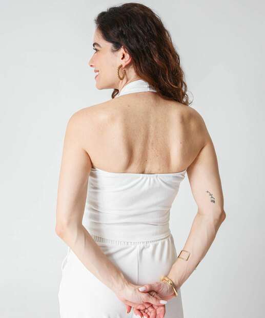 Colete Feminino Marisa Off White