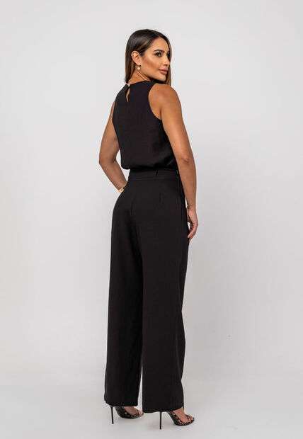 Regata Alfaiataria Com Recorte Preto Salvatore