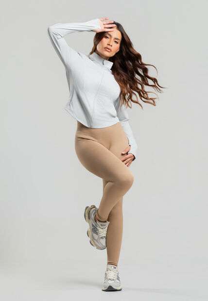 Image_Calça Legging Fitness Sem Costura Bege Salvatore