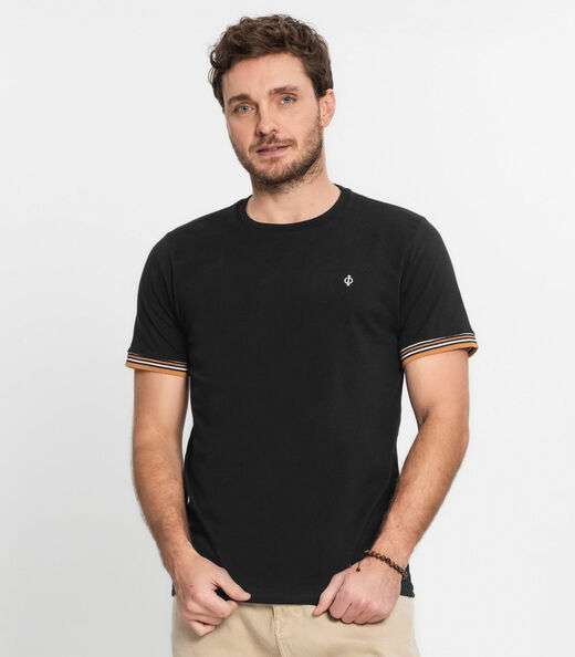 Camiseta Básica Masculina Diametro Preto