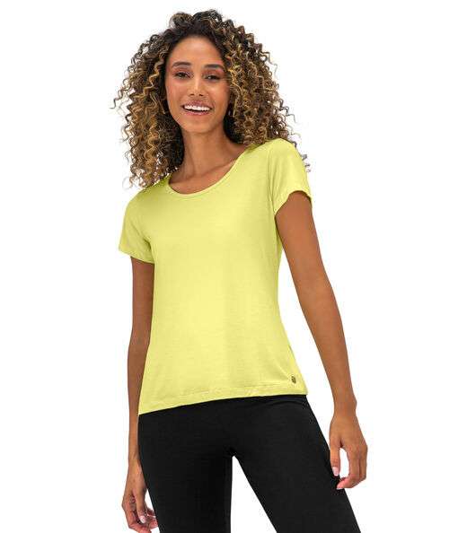 Blusa Feminina Viscotorcion Básica Rovitex Verde