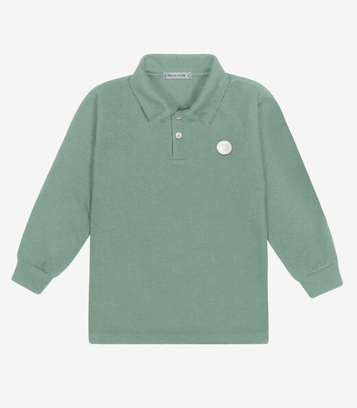 Image_Polo Infantil Manga Longa Masculina Trick Nick Verde