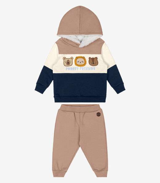 Image_Conjunto Blusão Com Capuz e Calça Trick Nick Marrom