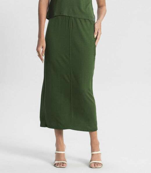 Conjunto Blusa Com Saia Rovitex Verde