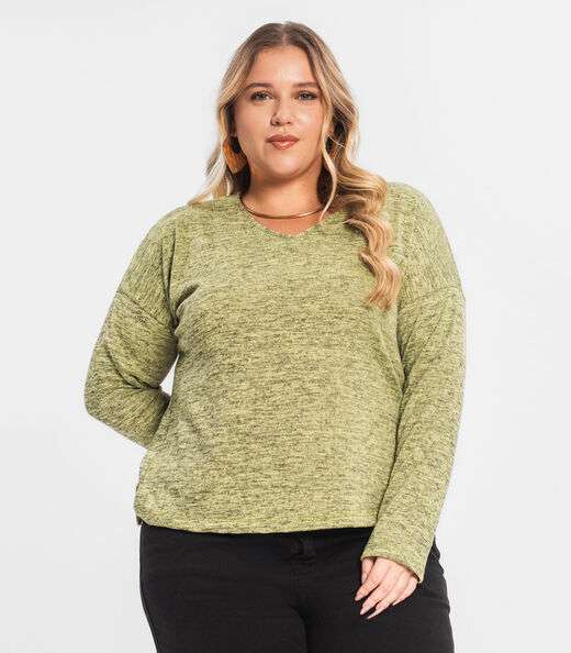 Image_Blusa Feminina Plus Infinita Cor Amarelo