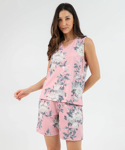 Image_Pijama Feminino Estampa Floral Marisa Rosa