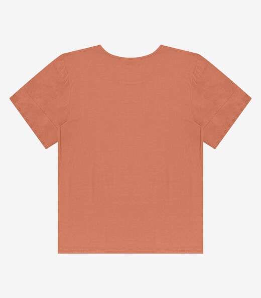 Blusa Plus Size Infinita Cor Rovitex Laranja