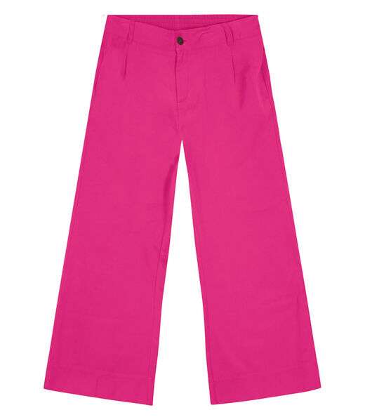 Calça Feminina Pantalona Em Sarja Endless Rosa