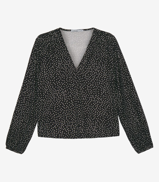 Blusa Feminina Manga Longa Bufante Endless Preto