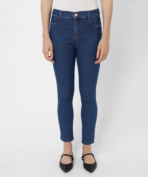 Calça Feminina Jeans Orion Cigarrete Sawary Azul