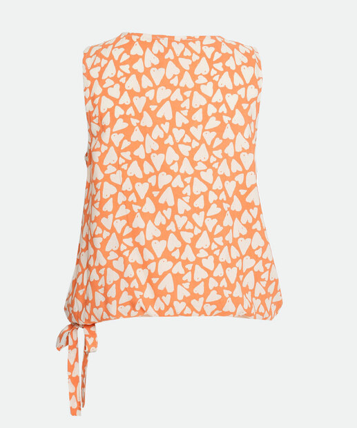 Blusa Regata Feminina Estampa Corações Marisa