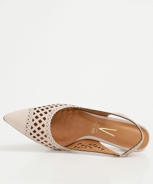 Scarpin Feminino Slingback Salto Fino Vizzano 