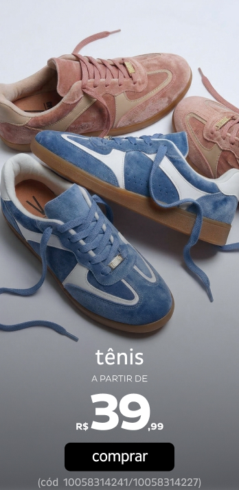 Tênis a partir de R$39,99