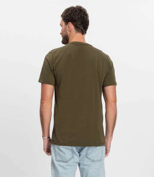 Camiseta Masculina Cotton Leve Diametro Verde