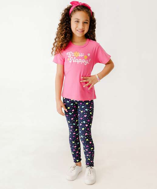 Camiseta Infantil Estampa Frase Marisa Tam 4 a 10