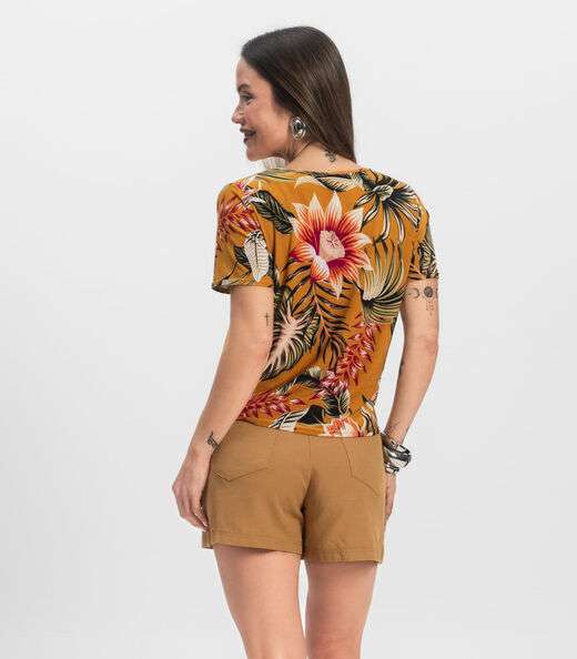 Blusa Feminina Infinita Cor Amarelo