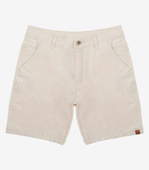 Image_Bermuda Maculina Sarja Com Bolsos Shift Bege