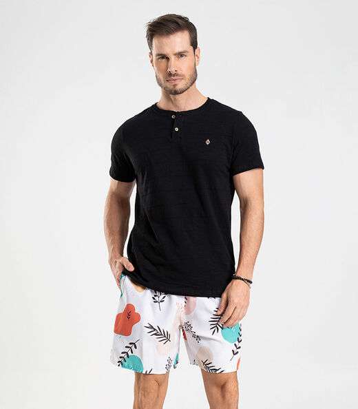 Image_Bermuda Masculina De Microfibra Long Bong Branco