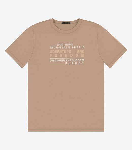 Image_Camiseta Masculina em Meia Malha Diametro Marrom