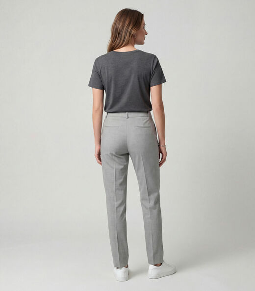 Blusa Feminina em Molecotton Viscose Infinita Cor Cinza