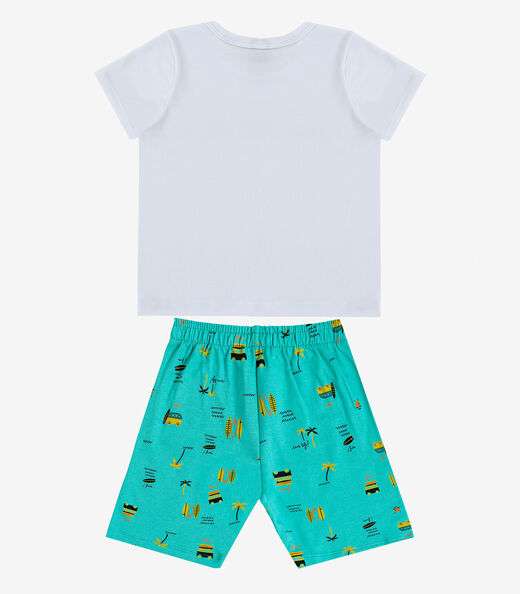 Conjunto Infantil Camiseta e Bermuda Select Verde