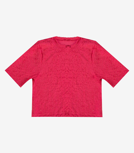 Blusa Feminina Em Malha Cocai Infinita Cor Rosa