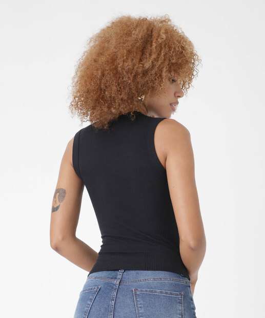 Blusa Regata Feminina Canelada Marisa
