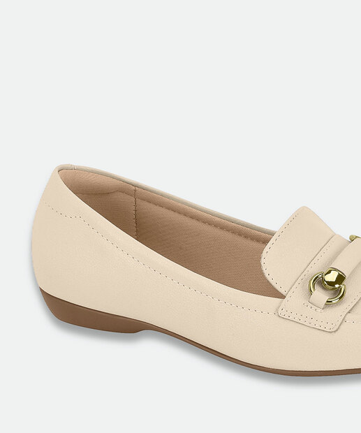 Mocassim Loafer Feminino Modare 7014287 Bege