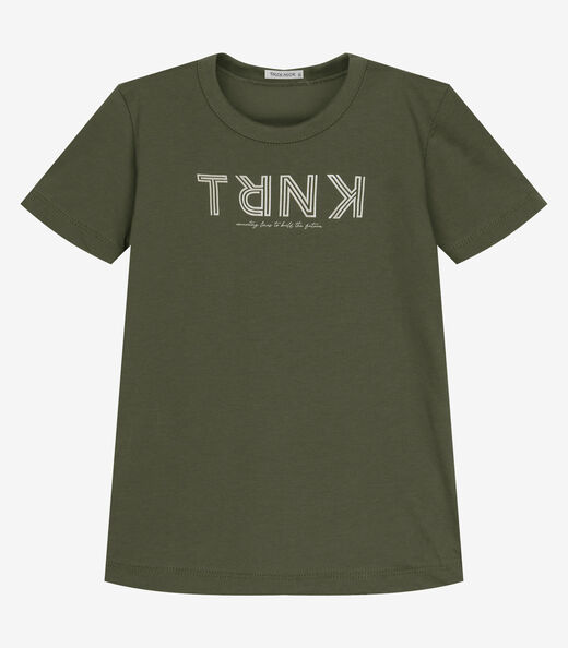 Conjunto Camiseta Com Bermuda Trick Verde