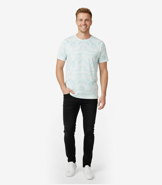 Camiseta Masculina Estampada Select Azul