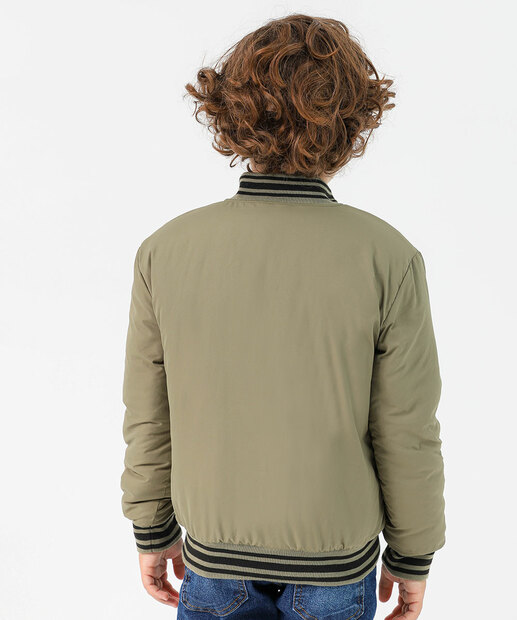 Jaqueta Infantil Bomber Puffer Marisa Tam 4 a 10 Verde