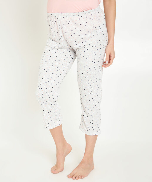 Pijama Feminino Gestante Estampado Manga Curta Marisa