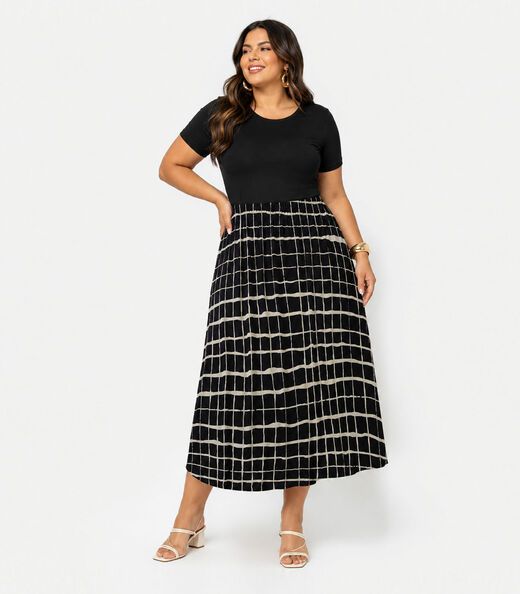 Image_Saia Midi Plus Size Infinita Cor Preto