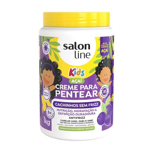 Image_Creme para Pentear Açai Kids Cachinhos Sem Frizz 1kg