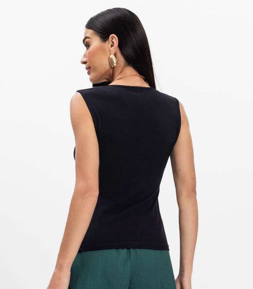 Regata Feminina em Ribana Rovitex Preto