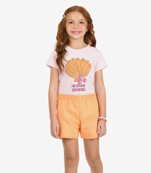 Image_Conjunto Blusa com Shorts Menina Rovi Kids Rosa