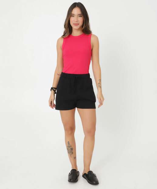 Blusa Regata Feminina Canelada Marisa