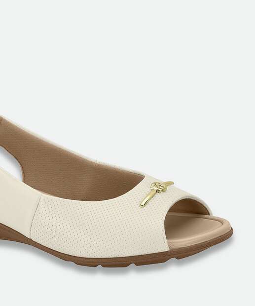 Sandália Feminina Rasteira Modare Branco