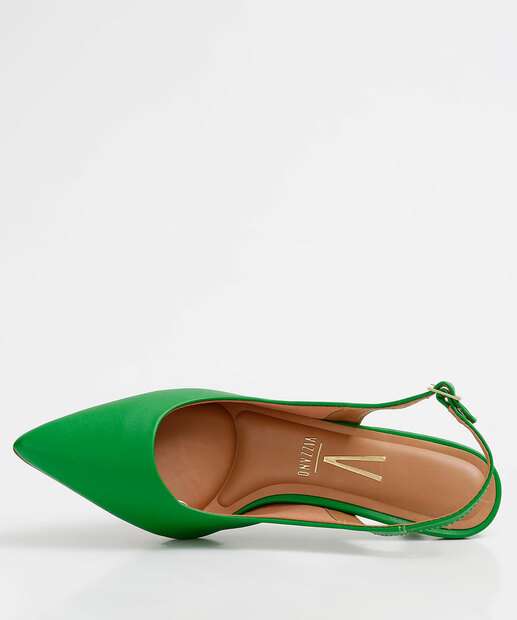 Scarpin Feminino Slingback Salto Fino Vizzano 