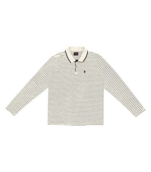 Camisa Polo Manga Longa Diametro Bege