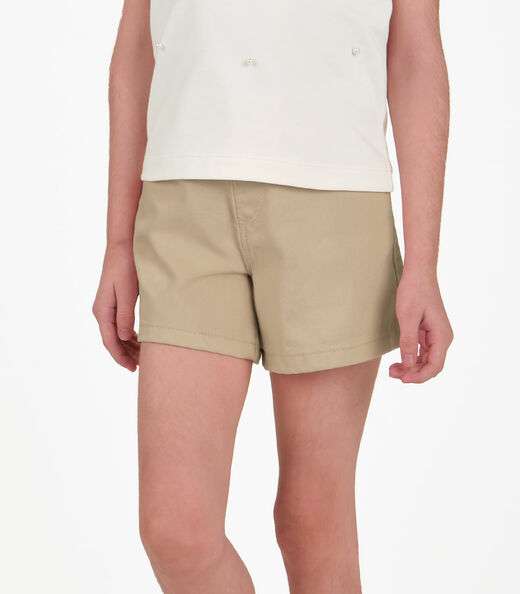 Conjunto Infantil Camiseta com Shorts Trick Nick Bege