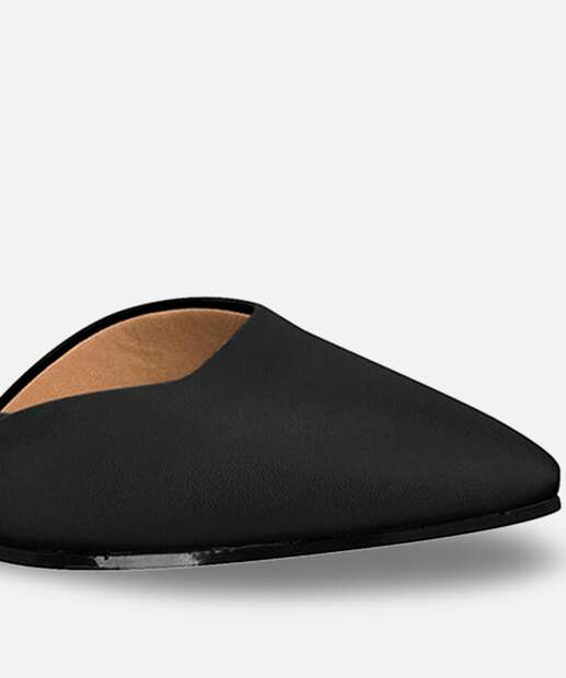 Mule Feminino Tiras Bico Fino Vizzano 