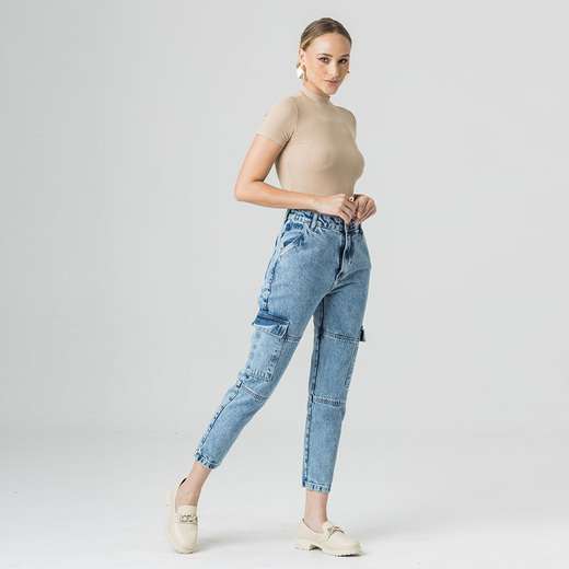 Calça Jeans Mom Feminina Disparate