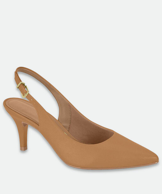 Image_Scarpin Feminino Slingback Salto Fino Vizzano Bege