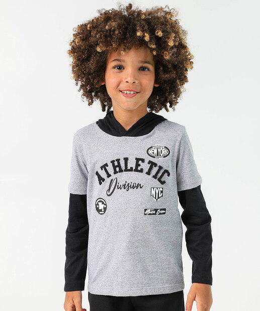 Image_Camiseta Infantil Manga Longa Capuz Marisa Tam 4 a 10 Cinza