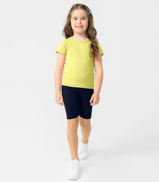 Blusa Básica Infantil Feminina Rovitex Kids Verde