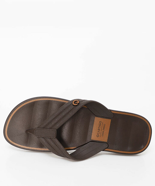 Chinelo Masculino Monterrey Cartago Marrom