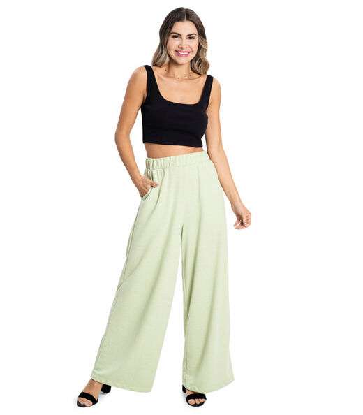 Top Cropped Ribana Básico Rovitex Preto